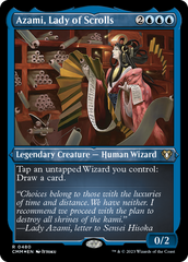 Azami, Lady of Scrolls (Foil Etched) [Commander Masters] | Kessel Run Games Inc. 