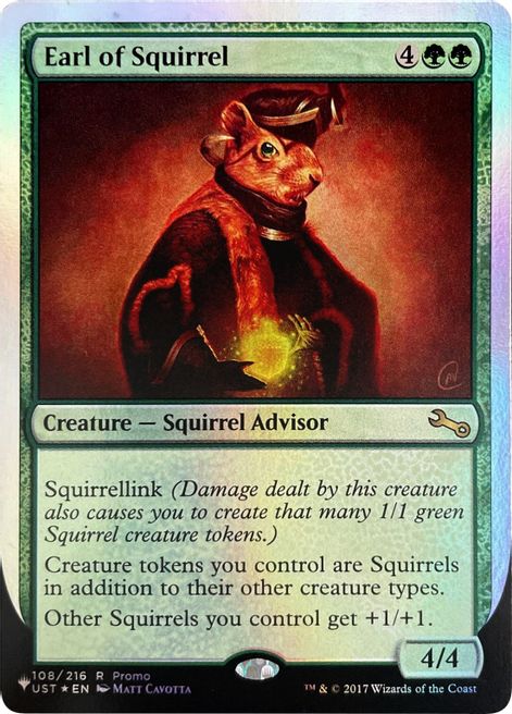 Earl of Squirrel (Unfinity Foil Edition) [The List] | Kessel Run Games Inc. 