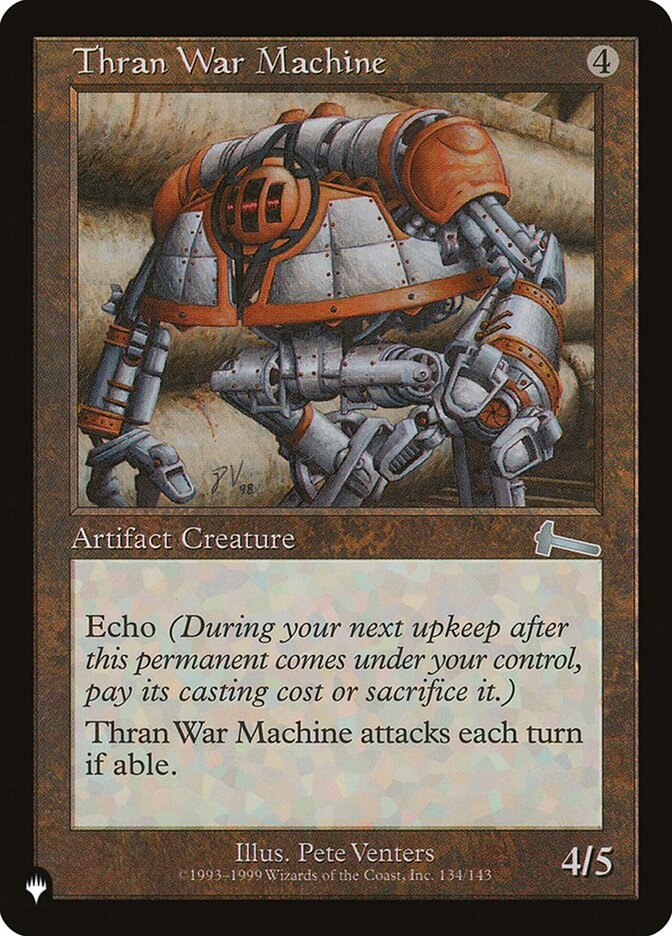 Thran War Machine [The List] | Kessel Run Games Inc. 