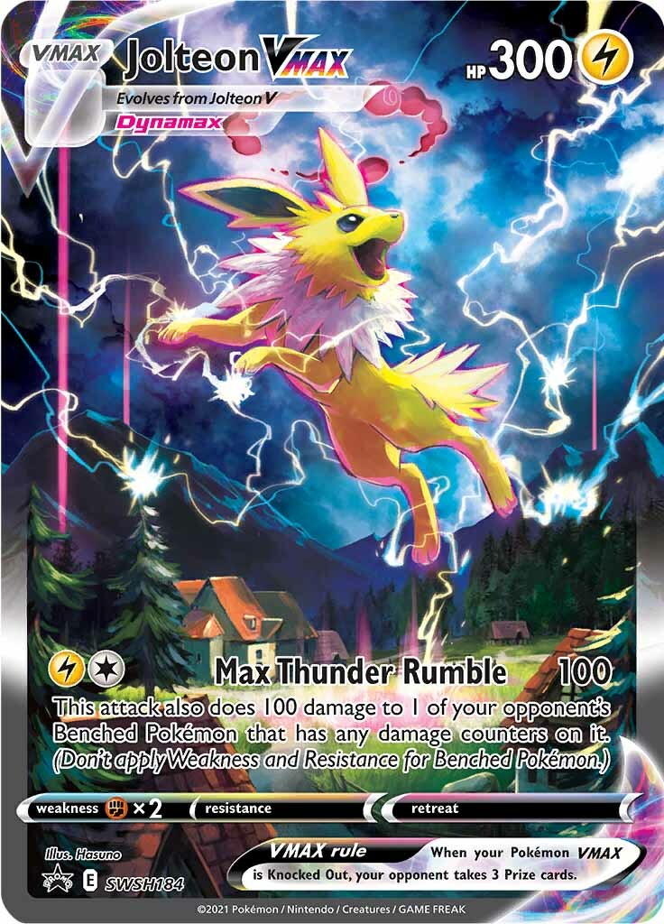 Jolteon VMAX (SWSH184) [Sword & Shield: Black Star Promos] | Kessel Run Games Inc. 