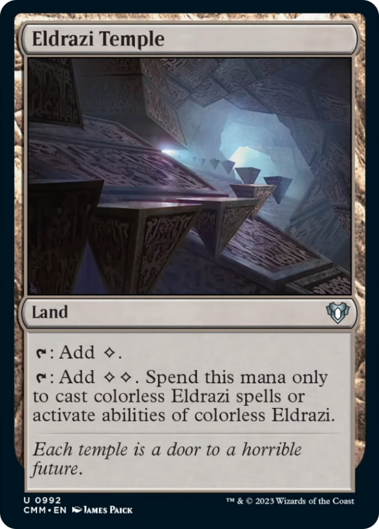 Eldrazi Temple [Commander Masters] | Kessel Run Games Inc. 