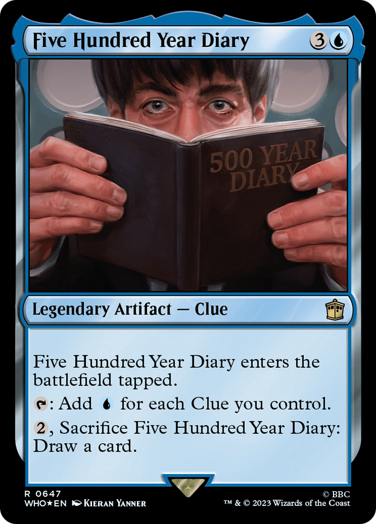 Five Hundred Year Diary (Surge Foil) [Doctor Who] | Kessel Run Games Inc. 