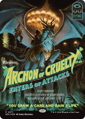 Archon of Cruelty (Showcase) [Duskmourn: House of Horror Commander] | Kessel Run Games Inc. 