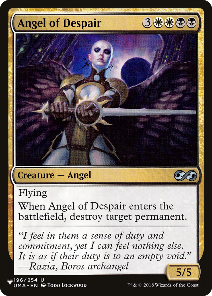 Angel of Despair [The List Reprints] | Kessel Run Games Inc. 