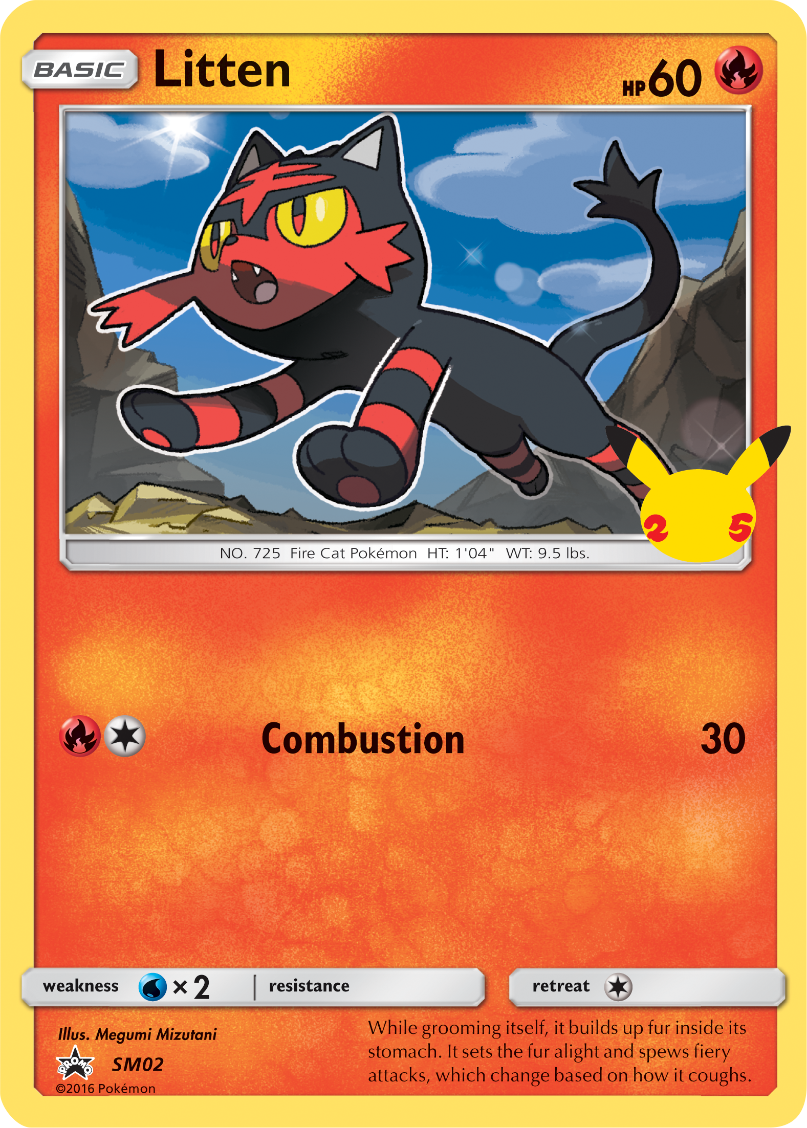 Litten (SM02) (Jumbo Card) [First Partner Pack] | Kessel Run Games Inc. 