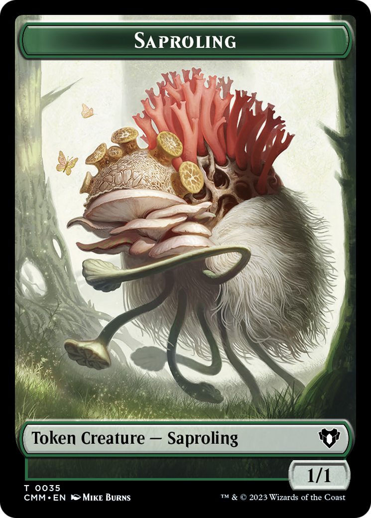 Saproling Token [Commander Masters Tokens] | Kessel Run Games Inc. 