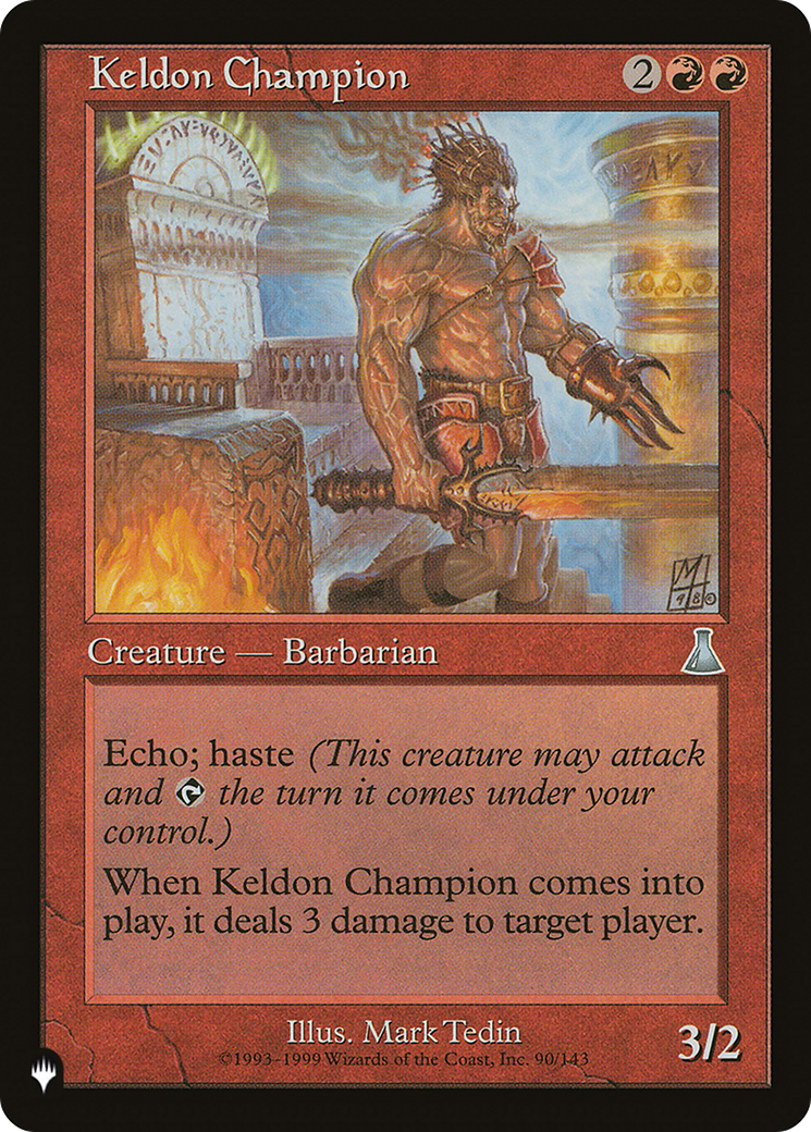 Keldon Champion [The List Reprints] | Kessel Run Games Inc. 