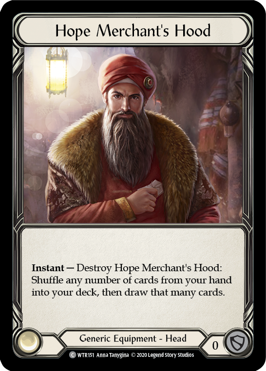 Hope Merchant's Hood [U-WTR151] (Welcome to Rathe Unlimited)  Unlimited Rainbow Foil | Kessel Run Games Inc. 