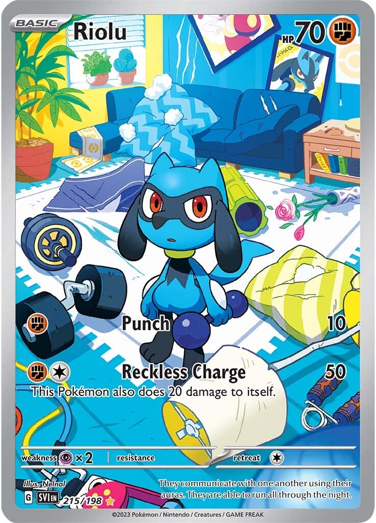 Riolu (215/198) [Scarlet & Violet: Base Set] | Kessel Run Games Inc. 