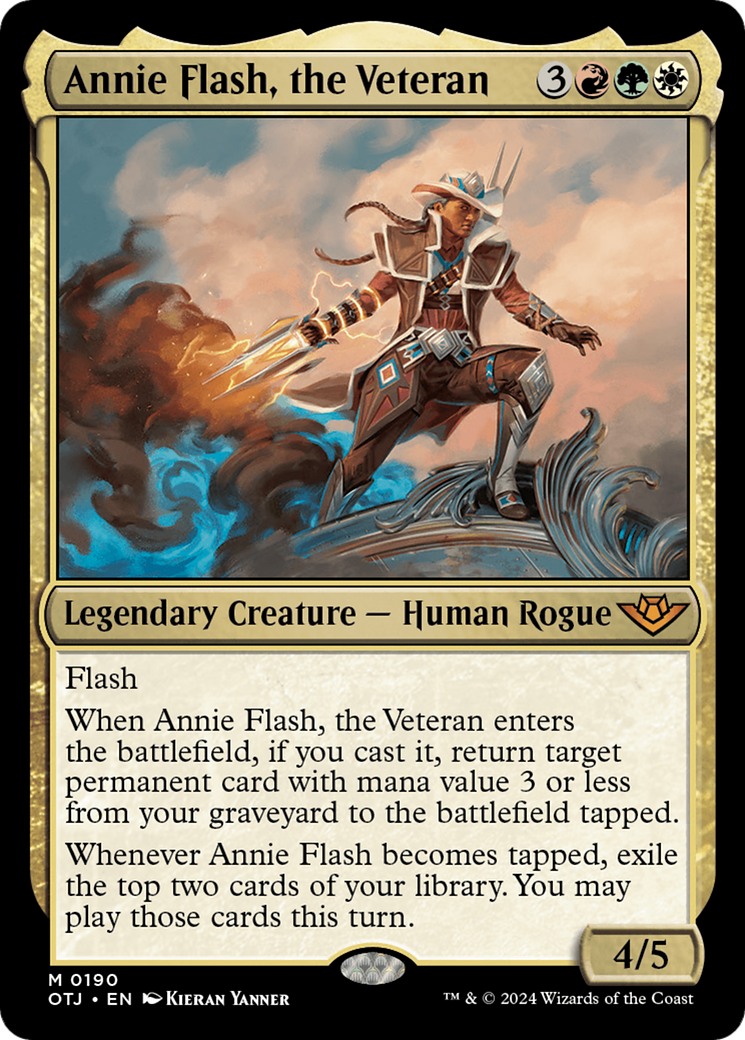 Annie Flash, the Veteran [Outlaws of Thunder Junction] | Kessel Run Games Inc. 