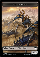 Sliver Army // Sliver Double-Sided Token [Commander Masters Tokens] | Kessel Run Games Inc. 