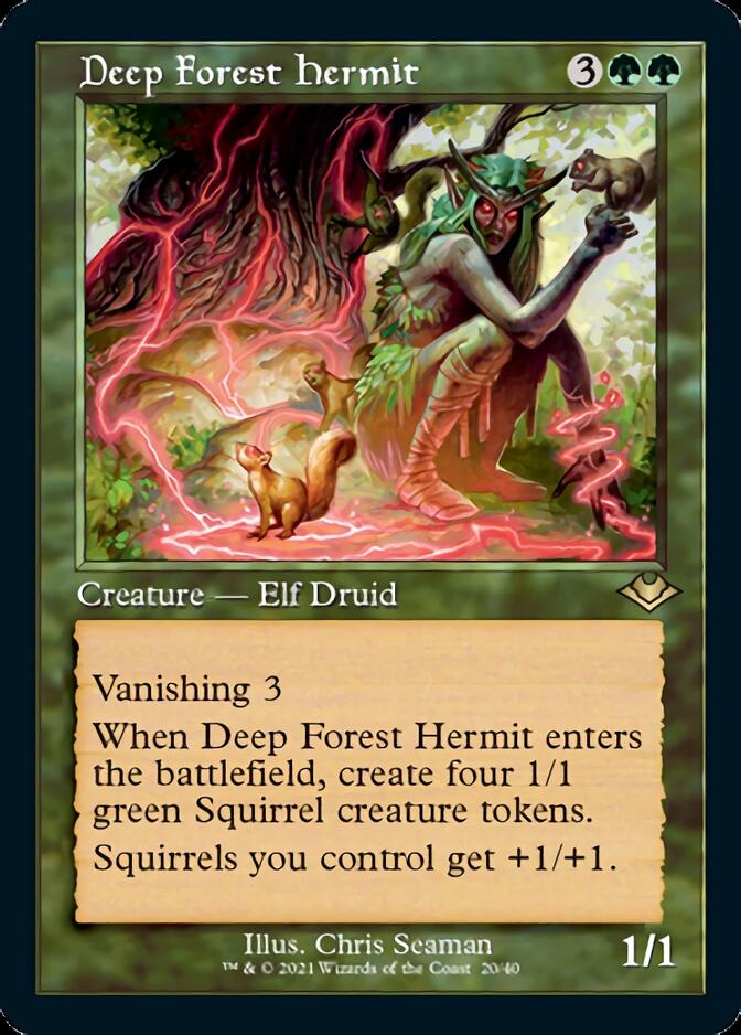 Deep Forest Hermit (Retro Foil Etched) [Modern Horizons] | Kessel Run Games Inc. 