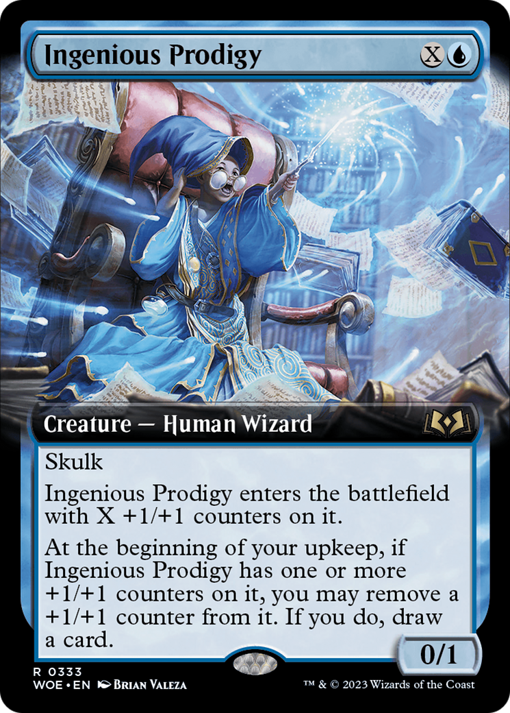 Ingenious Prodigy (Extended Art) [Wilds of Eldraine] | Kessel Run Games Inc. 