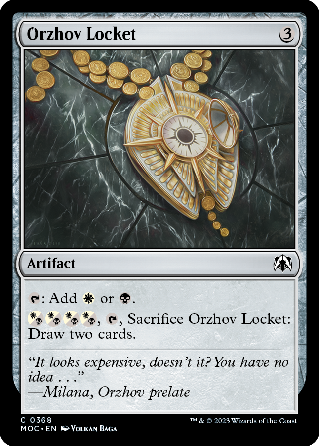 Orzhov Locket [March of the Machine Commander] | Kessel Run Games Inc. 