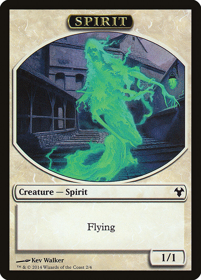 Myr // Spirit Double-Sided Token [Modern Event Deck 2014 Tokens] | Kessel Run Games Inc. 