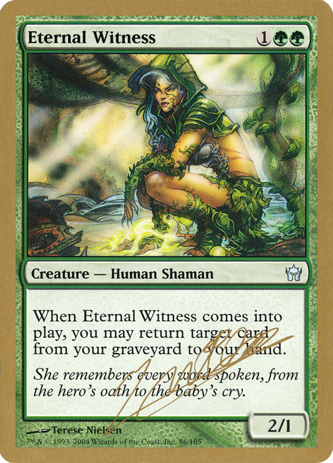 Eternal Witness (Julien Nuijten) [World Championship Decks 2004] | Kessel Run Games Inc. 