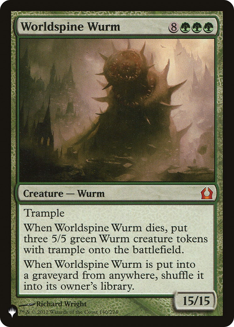 Worldspine Wurm [The List] | Kessel Run Games Inc. 