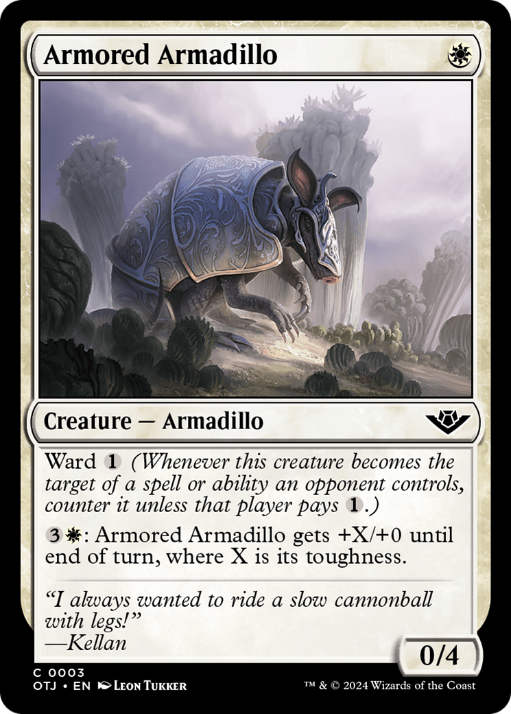 Armored Armadillo [Outlaws of Thunder Junction] | Kessel Run Games Inc. 