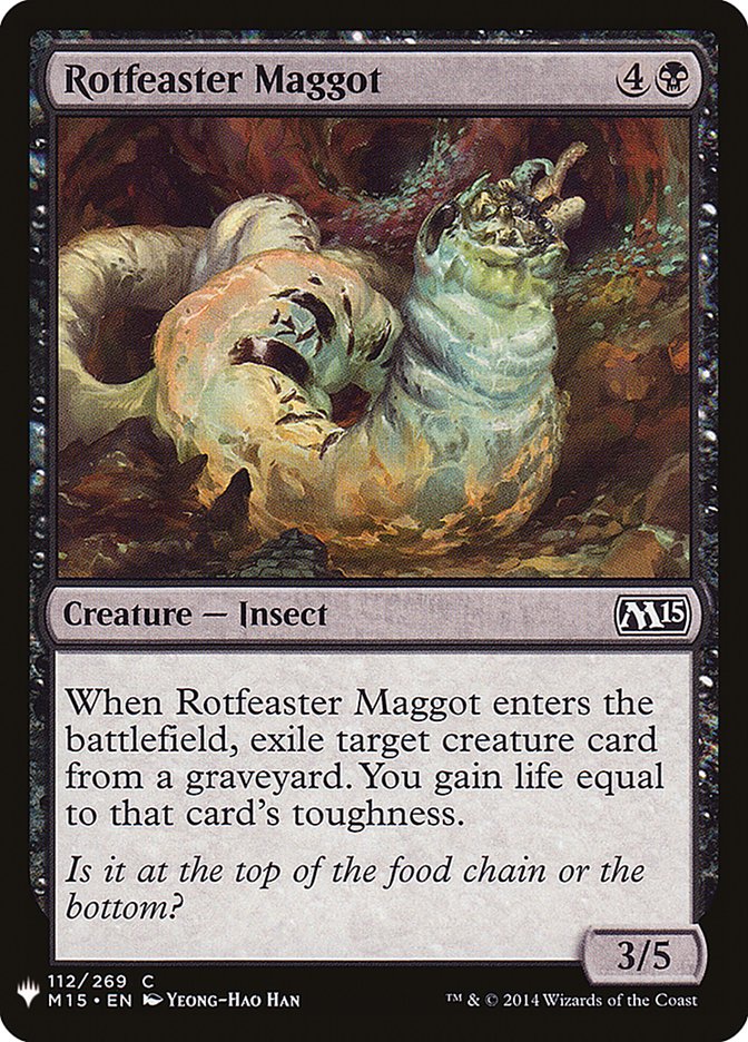 Rotfeaster Maggot [Mystery Booster] | Kessel Run Games Inc. 