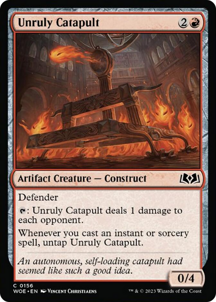 Unruly Catapult [Wilds of Eldraine] | Kessel Run Games Inc. 