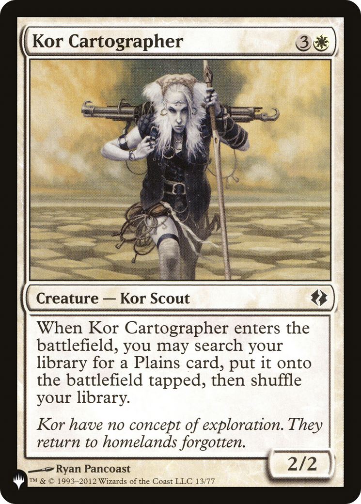 Kor Cartographer [The List Reprints] | Kessel Run Games Inc. 