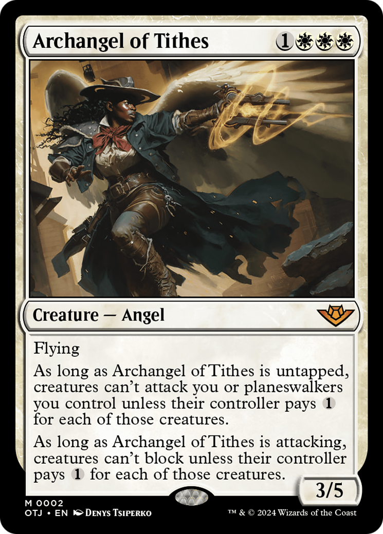 Archangel of Tithes [Outlaws of Thunder Junction] | Kessel Run Games Inc. 