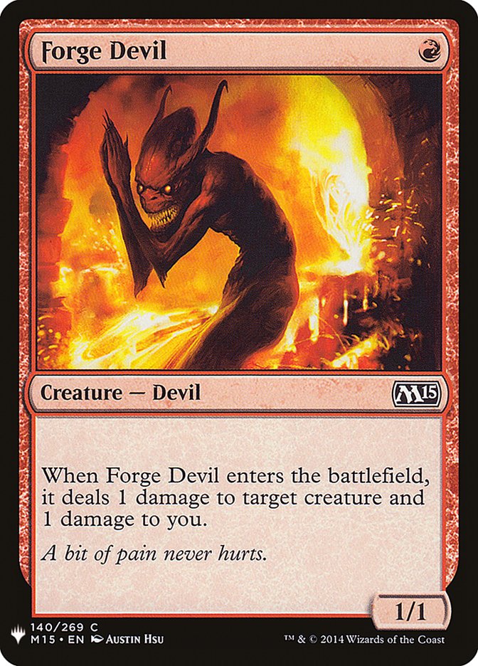 Forge Devil [Mystery Booster] | Kessel Run Games Inc. 