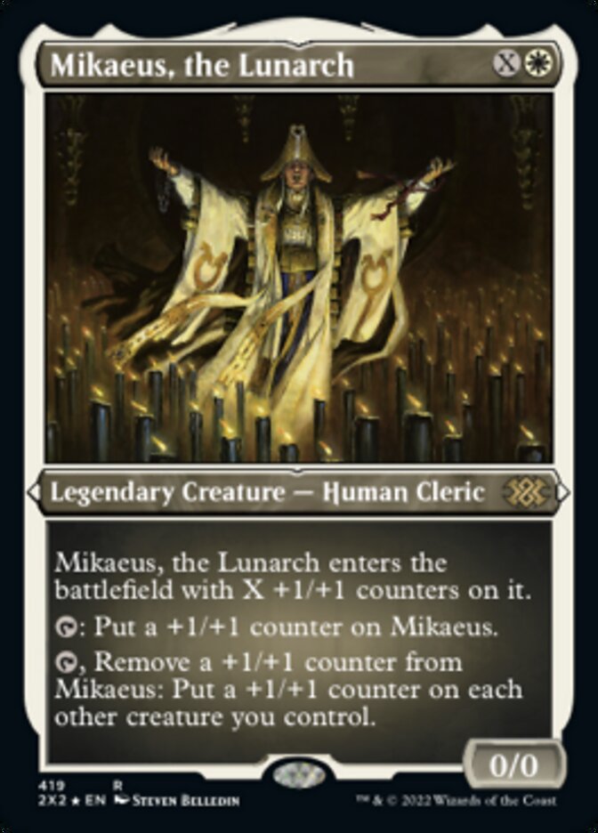 Mikaeus, the Lunarch (Foil Etched) [Double Masters 2022] | Kessel Run Games Inc. 