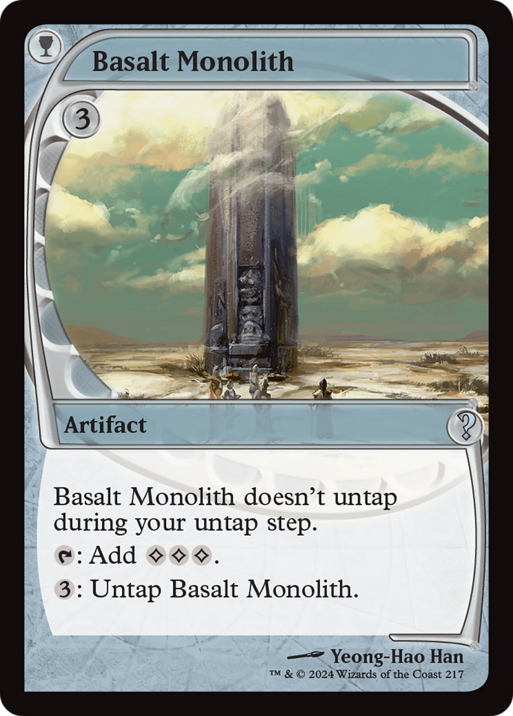 Basalt Monolith (Future Sight) [Mystery Booster 2] | Kessel Run Games Inc. 