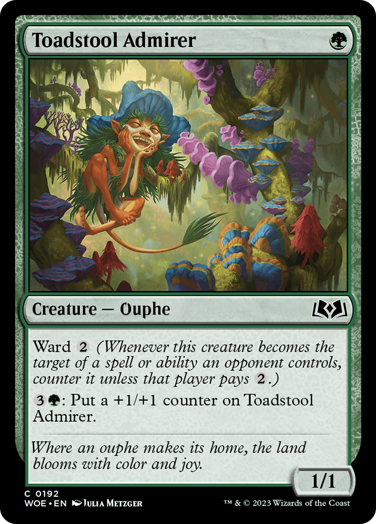 Toadstool Admirer [Wilds of Eldraine] | Kessel Run Games Inc. 