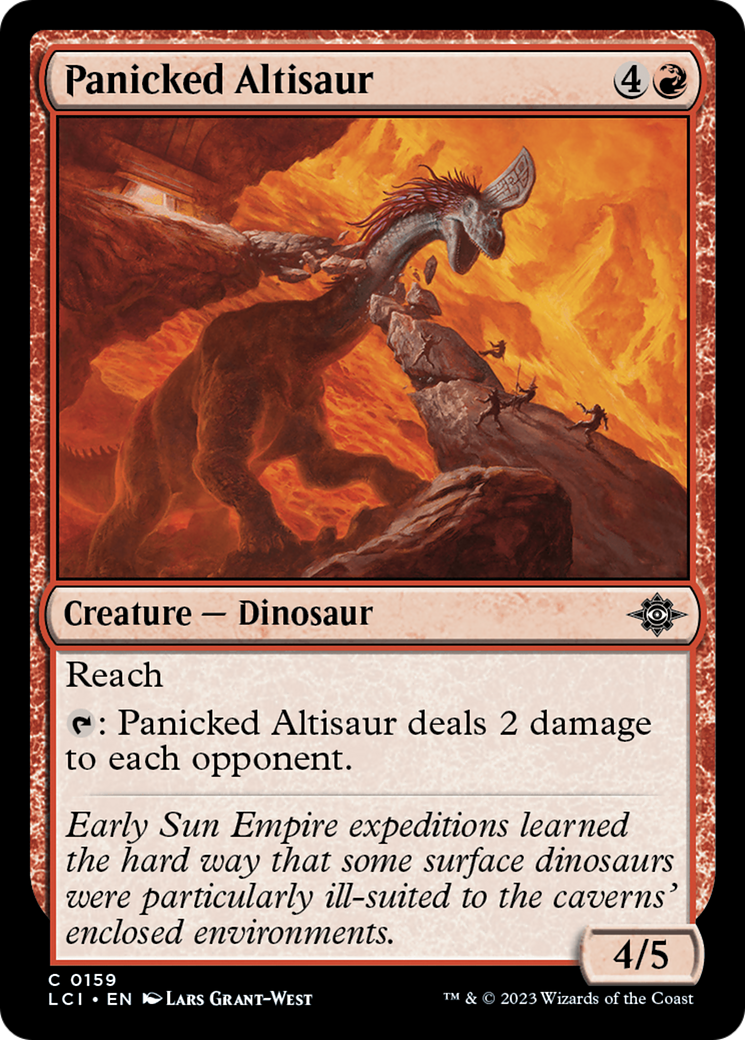 Panicked Altisaur [The Lost Caverns of Ixalan] | Kessel Run Games Inc. 