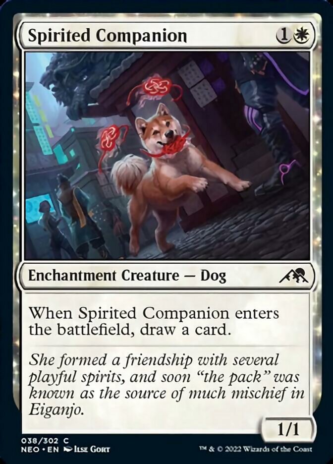 Spirited Companion [Kamigawa: Neon Dynasty] | Kessel Run Games Inc. 