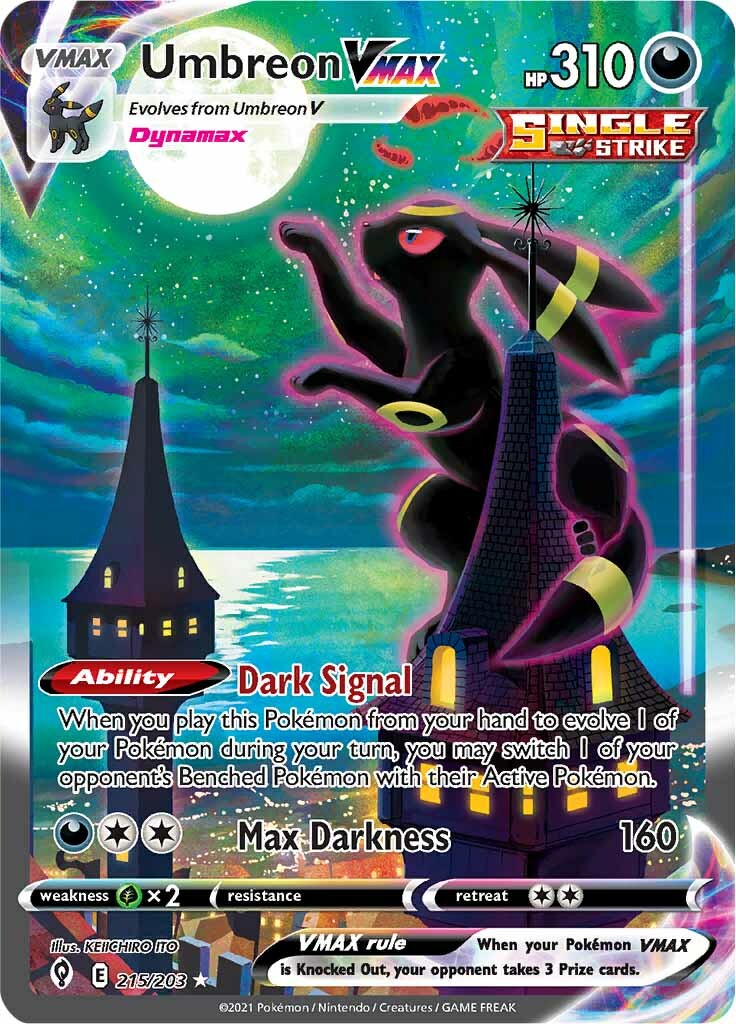 Umbreon VMAX (215/203) [Sword & Shield: Evolving Skies] | Kessel Run Games Inc. 