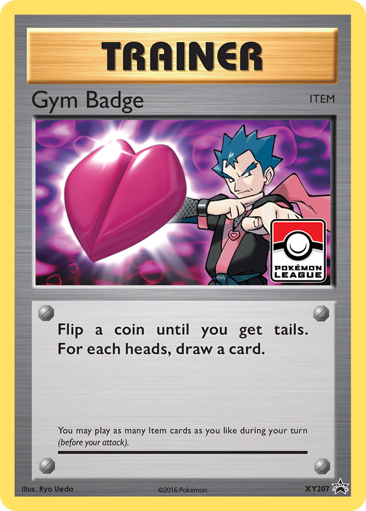 Gym Badge (XY207) (Koga) [XY: Black Star Promos] | Kessel Run Games Inc. 