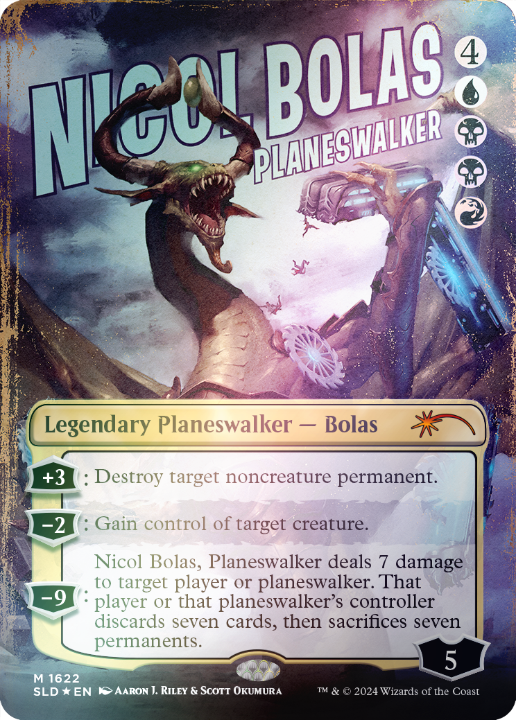 Nicol Bolas, Planeswalker (Rainbow Foil) [Secret Lair Drop Series] | Kessel Run Games Inc. 