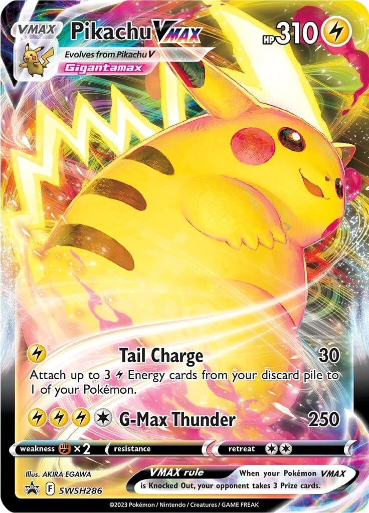 Pikachu VMAX (SWSH286) (Jumbo Card) [Sword & Shield: Black Star Promos] | Kessel Run Games Inc. 