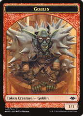 Goblin (010) // Wrenn and Six Emblem Double-Sided Token [Modern Horizons Tokens] | Kessel Run Games Inc. 