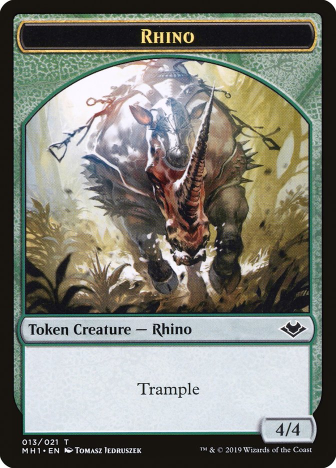 Rhino Token [Modern Horizons Tokens] | Kessel Run Games Inc. 