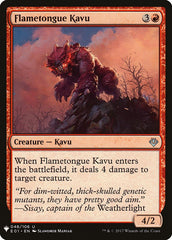 Flametongue Kavu [Mystery Booster] | Kessel Run Games Inc. 