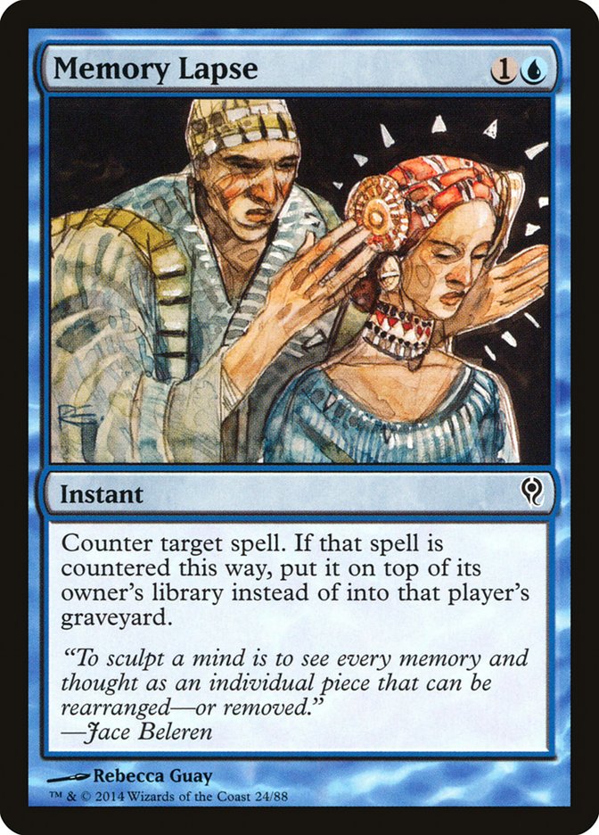 Memory Lapse [Duel Decks: Jace vs. Vraska] | Kessel Run Games Inc. 