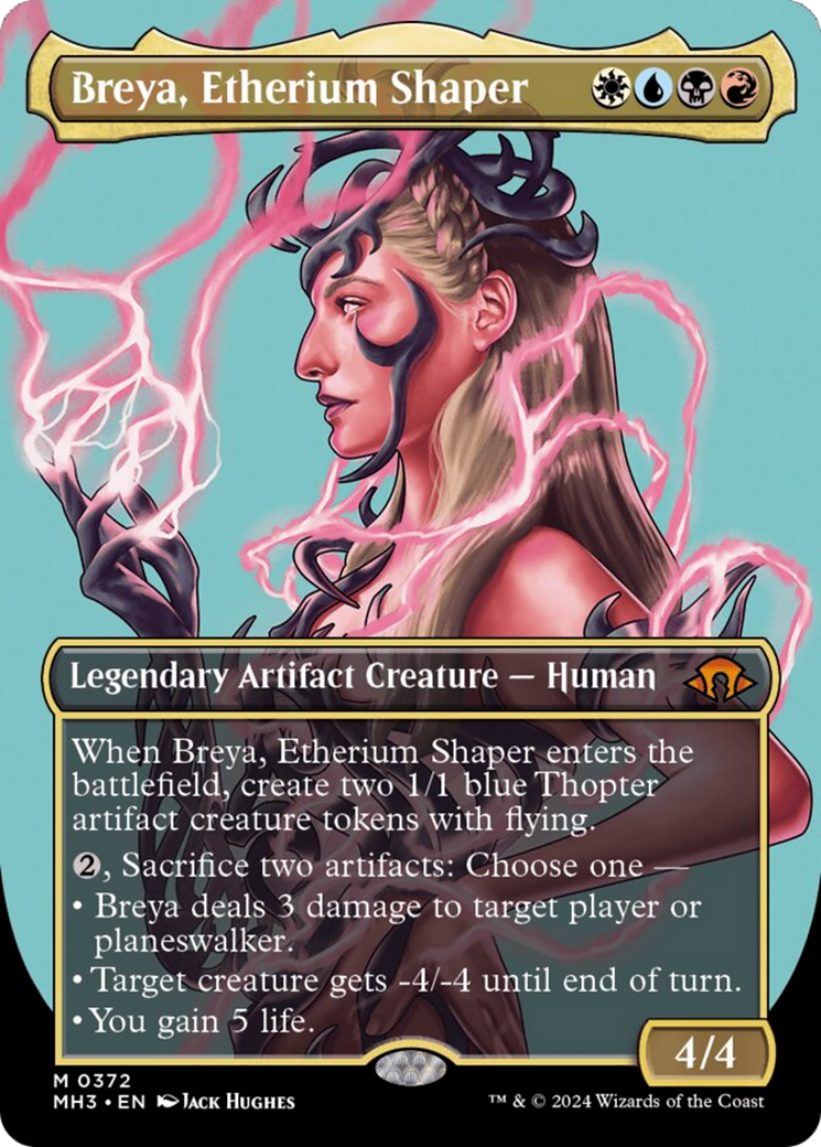 Breya, Etherium Shaper (Borderless) [Modern Horizons 3] | Kessel Run Games Inc. 