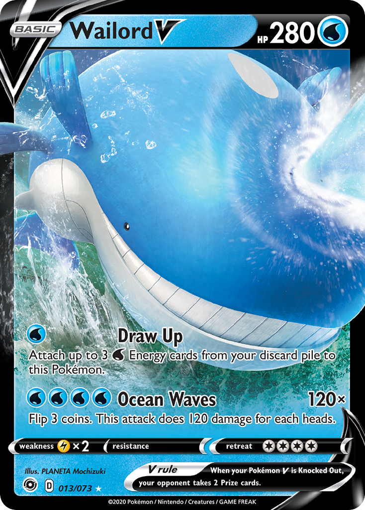 Wailord V (013/073) [Sword & Shield: Champion's Path] | Kessel Run Games Inc. 