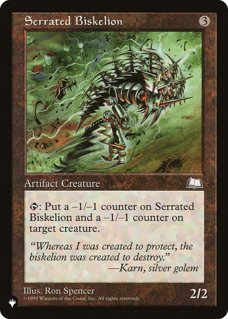 Serrated Biskelion [The List Reprints] | Kessel Run Games Inc. 