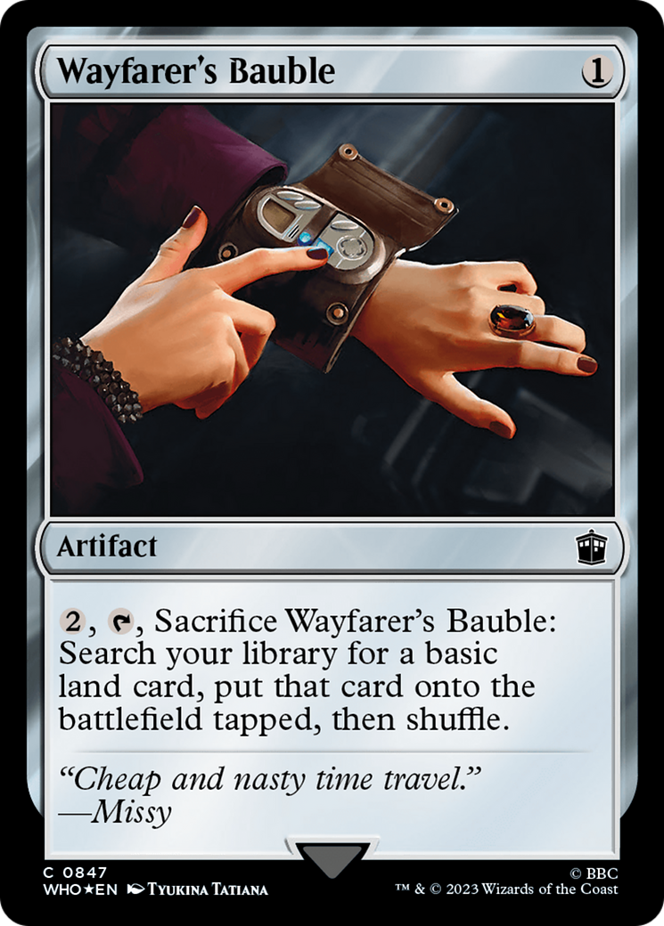 Wayfarer's Bauble (Surge Foil) [Doctor Who] | Kessel Run Games Inc. 