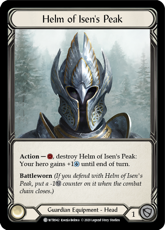 Helm of Isen's Peak [U-WTR042] (Welcome to Rathe Unlimited)  Unlimited Normal | Kessel Run Games Inc. 