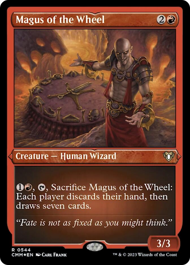 Magus of the Wheel (Foil Etched) [Commander Masters] | Kessel Run Games Inc. 