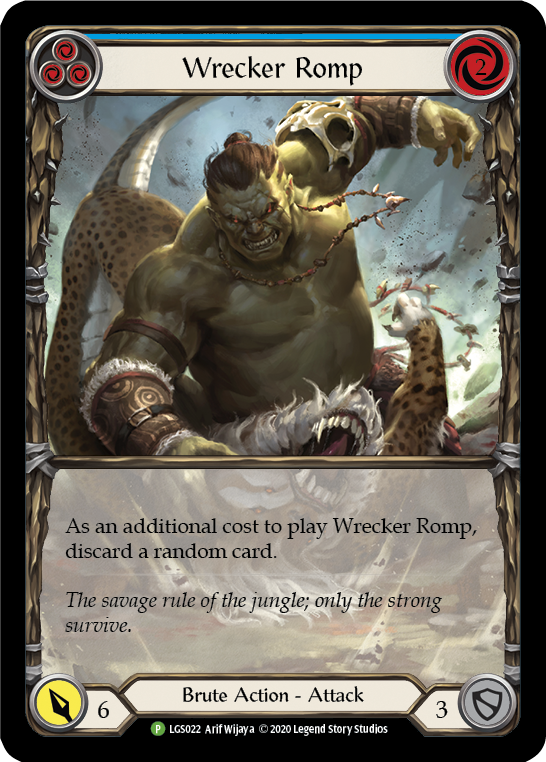 Wrecker Romp (Blue) [LGS022] (Promo)  Rainbow Foil | Kessel Run Games Inc. 