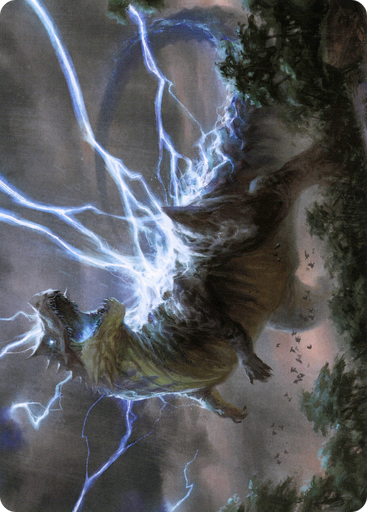 Thrasta, Tempest's Roar Art Card (41) [Modern Horizons 2 Art Series] | Kessel Run Games Inc. 