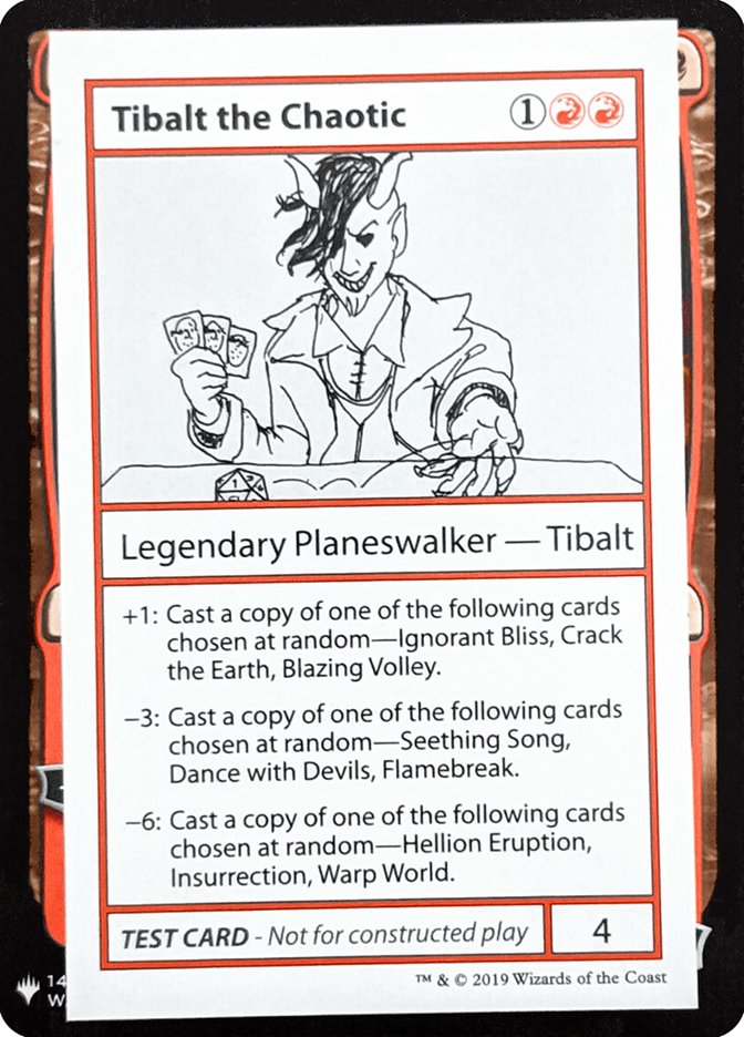 Tibalt the Chaotic [Mystery Booster Playtest Cards] | Kessel Run Games Inc. 