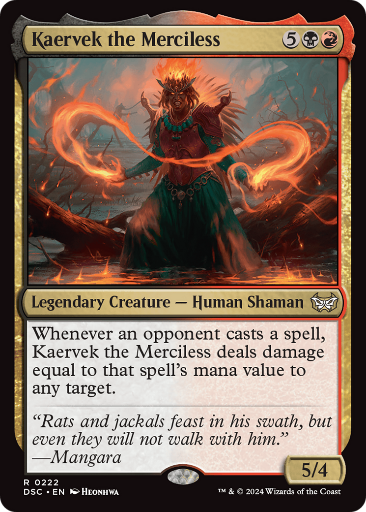 Kaervek the Merciless [Duskmourn: House of Horror Commander] | Kessel Run Games Inc. 